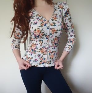 Floral cardigan